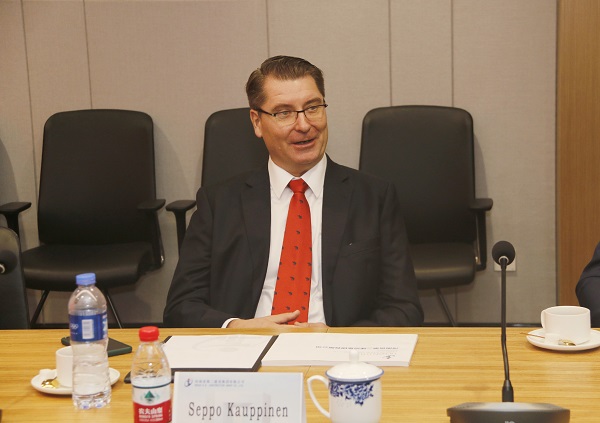 芬兰Elematic拼搏在线登录艾列预制混凝土机械（上海）有限公司总经理Seppo Kauppinen发言.jpg